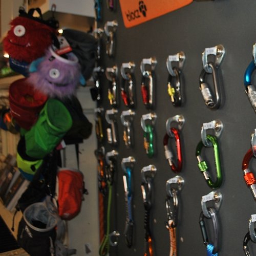 Karabiner im Boofeladen Chemnitz
